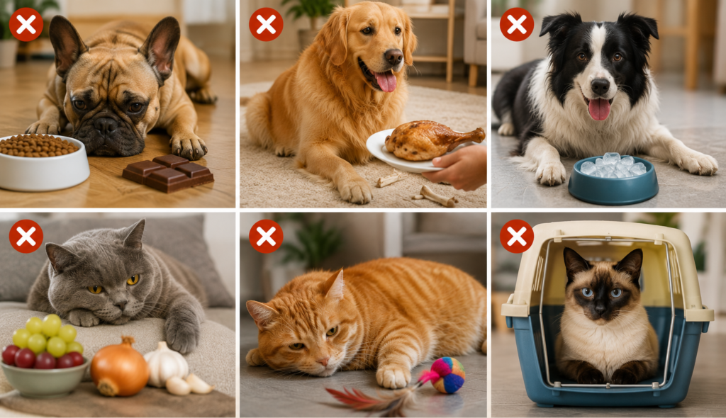 10 erros que prejudicam a saúde do seu pet