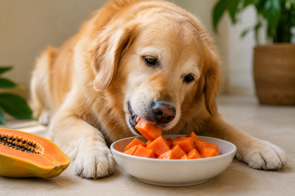cachorro pode comer mamão