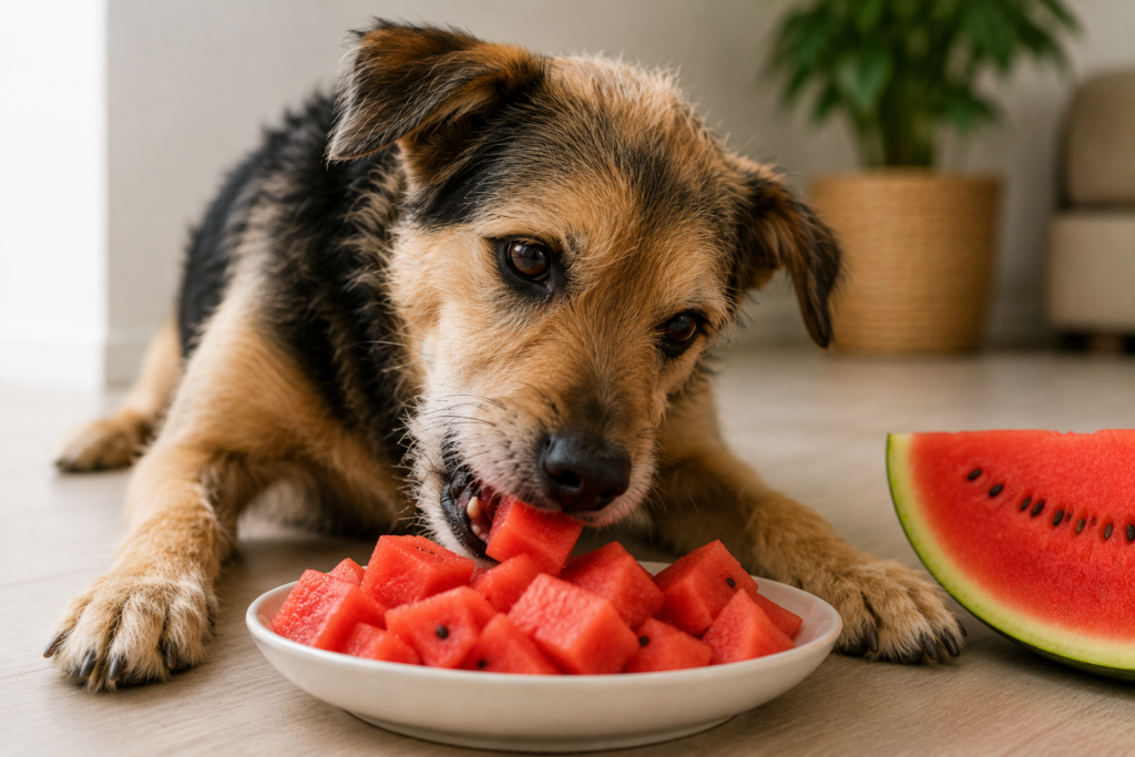 cachorro pode comer melancia