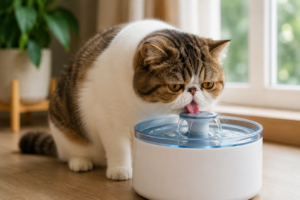como fazer o gato beber mais água