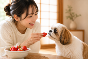 cachorro pode comer morango