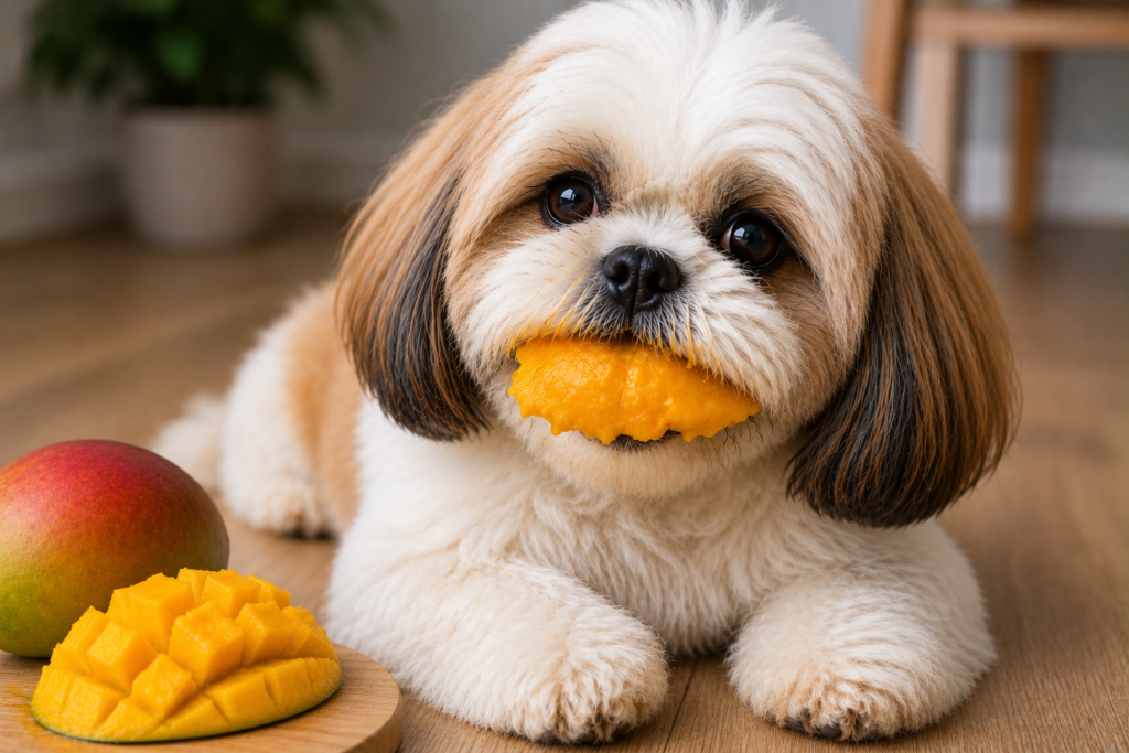 cachorro pode comer manga