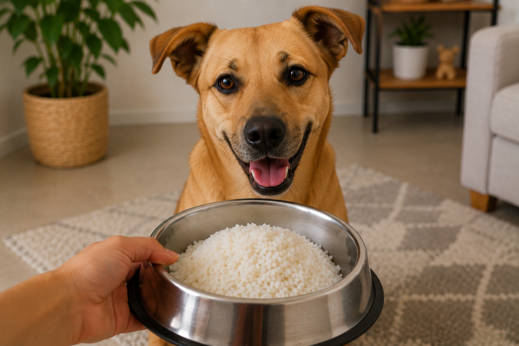 cachorro pode comer arroz